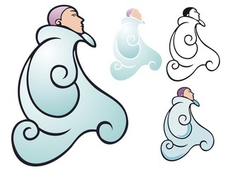 Chilly, woman in white coat, with variations.