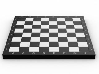 Empty chess board