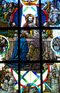 Last Supper Stained Glass window