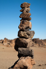 Fototapeta na wymiar Balancing Stone Pile