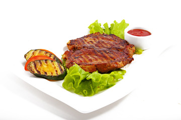 Meat with vegetables