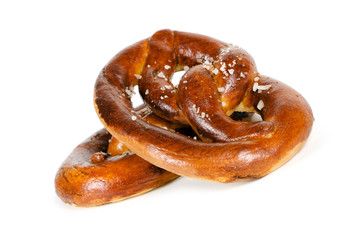 pretzel isolated on white background