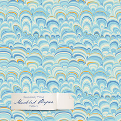 seamless marbled paper pattern