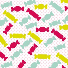 candies silhouette pattern