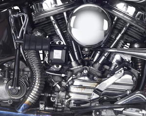 motor of a motorbike