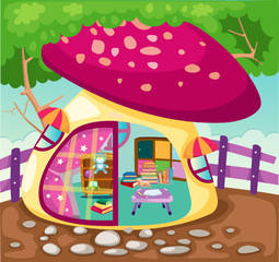 mushroom playhouse