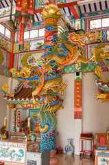 Dragons in chinese temple