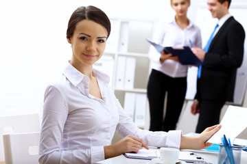 Fototapeta premium Business meeting in office