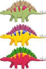 Stegosaurus cartoon