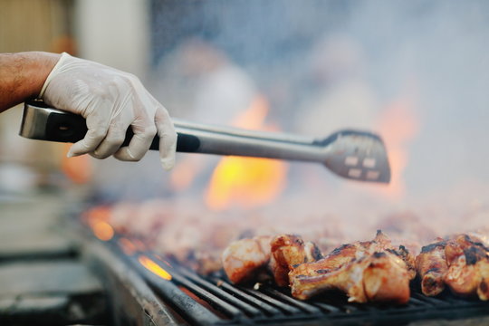 Barbecue With Chicken  Grill