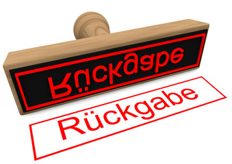 Stempel "R&uuml;ckgabe"