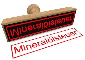 Stempel "Mineralölsteuer"