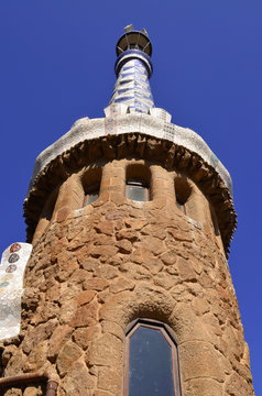 park guell tower