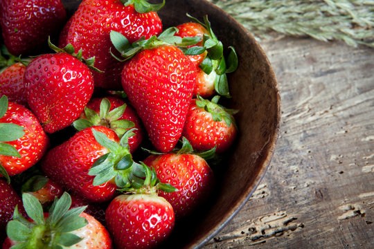 ciotola con fragole