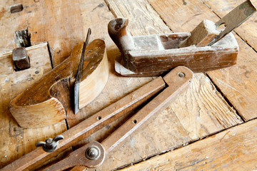 antichi utensili da falegname
