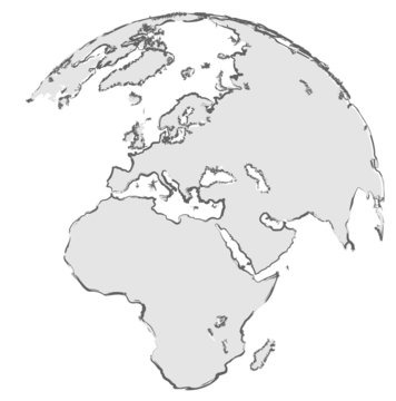 Globus Zeichnung