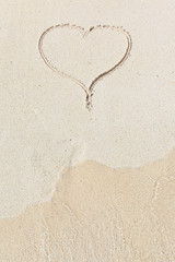 my heart on the beach