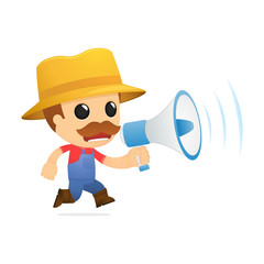 funny cartoon farmer