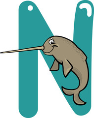 N for narwhal © Igor Zakowski