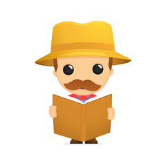 funny cartoon farmer