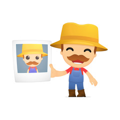 funny cartoon farmer