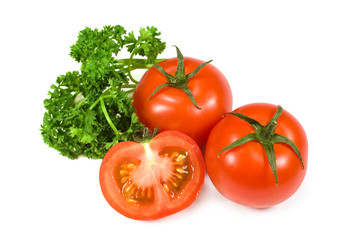tomatoes with parsley