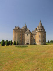 Fototapeta na wymiar Castle Coussac-Bonneval, Limousin, Périgord