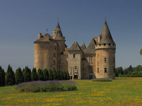 Ch&acirc;teau de Coussac-Bonneval ; Limousin ; P&eacute;rigord