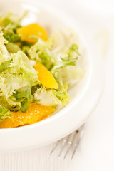 salad with orange