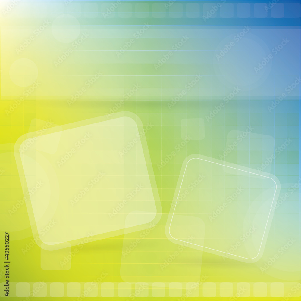 Poster abstract spring vector background