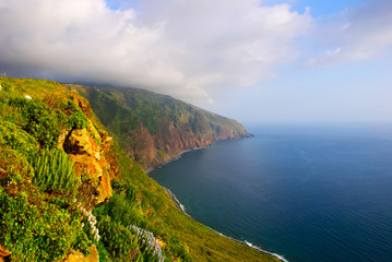 Cliffs, Beautiful landscape of Madeira island, Portugal