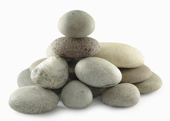 Fototapeta na wymiar pile stones