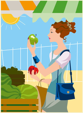 roberta compra frutta