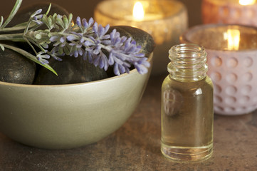 Massage and hot stones