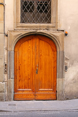 Fototapeta na wymiar Big wooden door