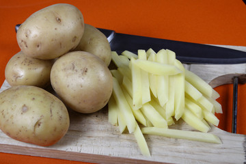 papatas crudas
