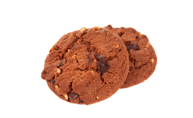 Pile of chocolate chip cookies