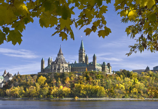 Parliament in Fall