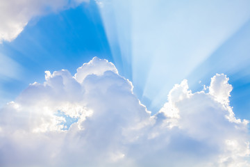 Light from the clouds