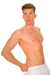 Fototapeta premium bare-chested man