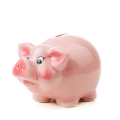 Piggy bank. isolated on white background