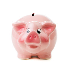 Piggy bank. isolated on white background