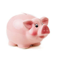 Piggy bank. isolated on white background