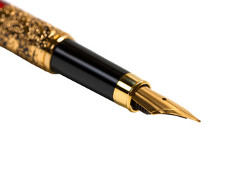 gold fountain pen