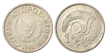 Cyprus 1 Cent Coin of 1993
