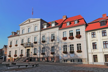 Fototapeta na wymiar Rathaus Bad Freienwalde