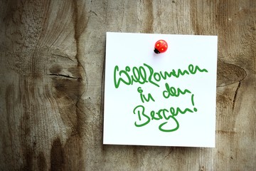 zettl-brettl willkommen in den bergen! I