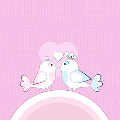 Two birds in love