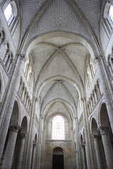Fototapeta premium The cathedral, city of Le Mans, France