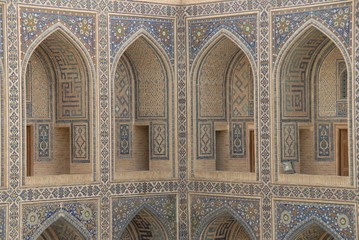 Interior of a madrassa in Samarkand